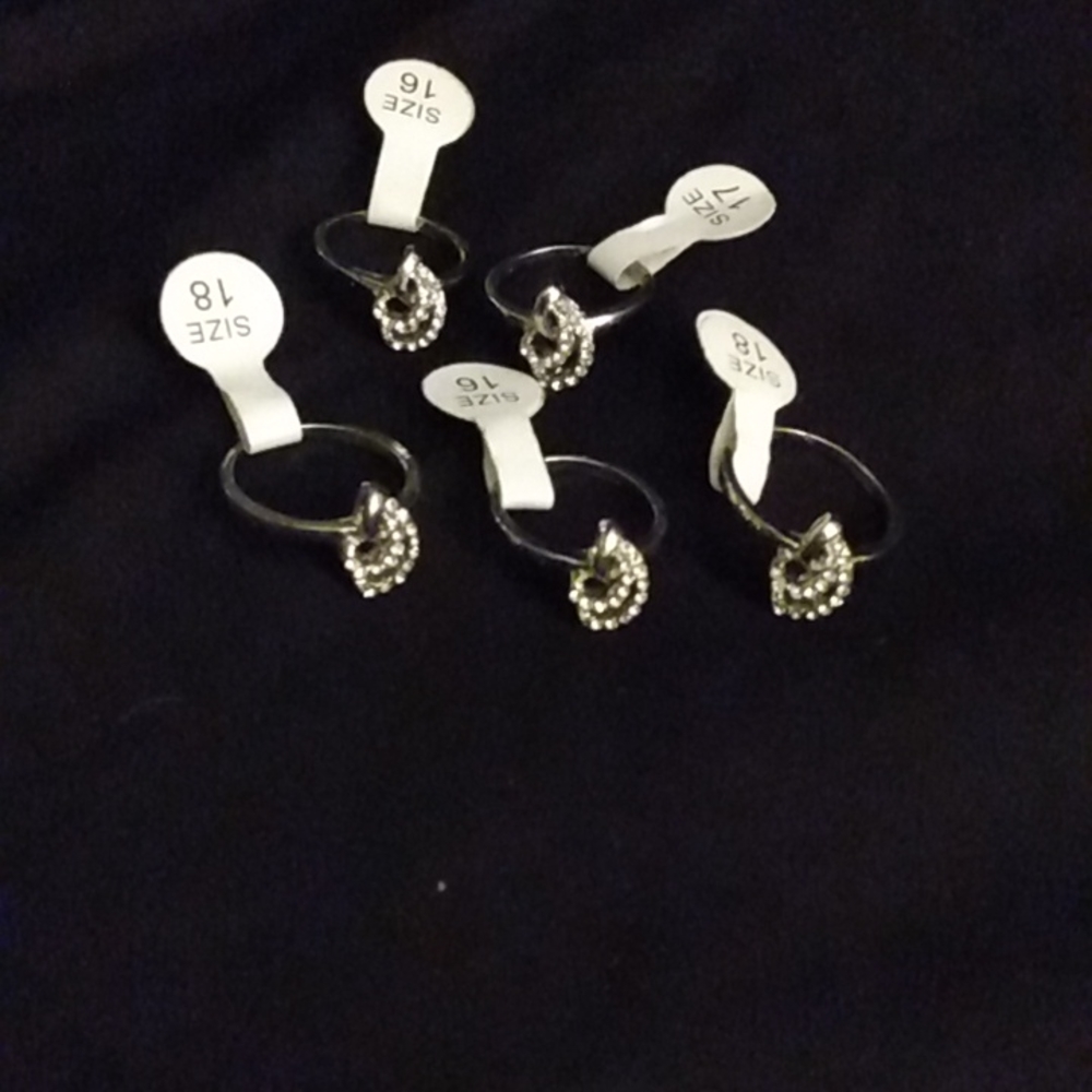 Woman's sterling silver rings
